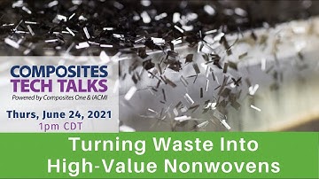 Making composites Sustainable: Turning Waste into High-Value Nonwovens
