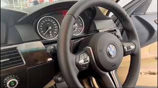 BMW E60 | Change to F10 M5 Steering Wheel | Part 4 - Installation