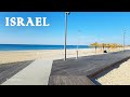 Walking on the Rishon Lezion Beach to Tayo Beach Bat Yam, ISRAEL