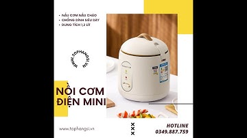 Nồi cơm điện mini đa năng cao cấp gọn nhẹ tiện lợi