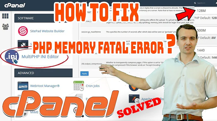 How to fix PHP. INI Fatal Memory Error [Step by Step] ☑️