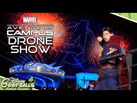 Opening Day Marvel Drone & Fireworks Show - Avengers Campus Disneyland Paris 2022
