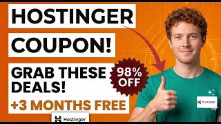 Hostinger Coupon Code Get The Best Deal Up to 98 OFF Free Domain Shared Hosting Review