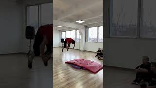 Front flip in slow motion! #frontflip #backflip #acro #acrobatics #lviv #ukraine