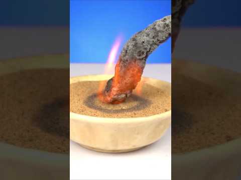 آزمایش آتش زدن قرص