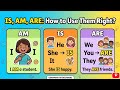 use of is am and are