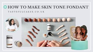 How To Make Skin Tone Fondant Tutorial | Beginner Fondant Figures