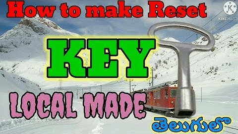 RESET KEY FOR LHB COACH