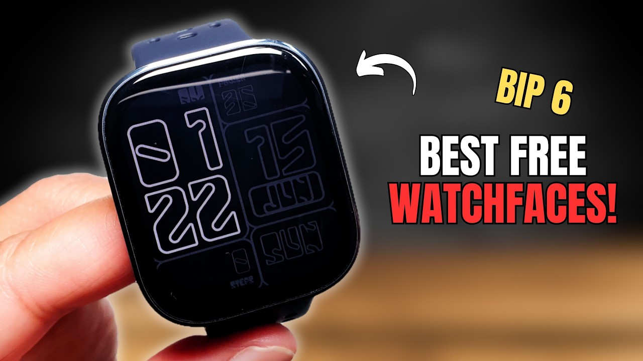 Best Free Watchfaces for Amazfit Bip 6!