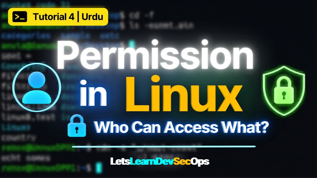 File/Directory Permission | Linux Basic in Urdu | DevOps Beginners ...