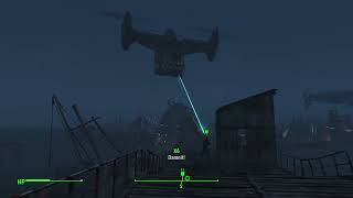Synth destroys Vertibird | Fallout 4