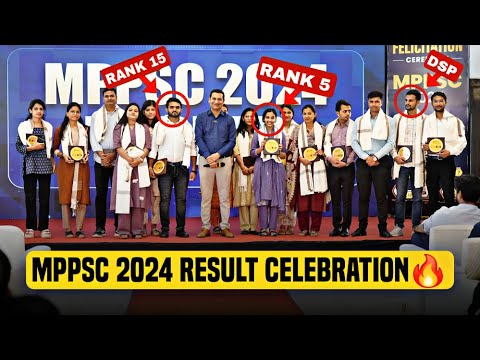 MPPSC 2024 Toppers Celebration | Felicitation Ceremony by PWOnlyIAS 🏆🔥