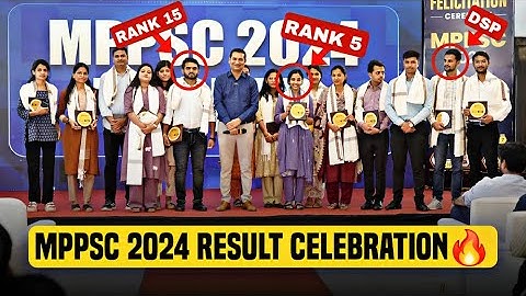 MPPSC 2024 Toppers Celebration | Felicitation Ceremony by PWOnlyIAS 🏆🔥