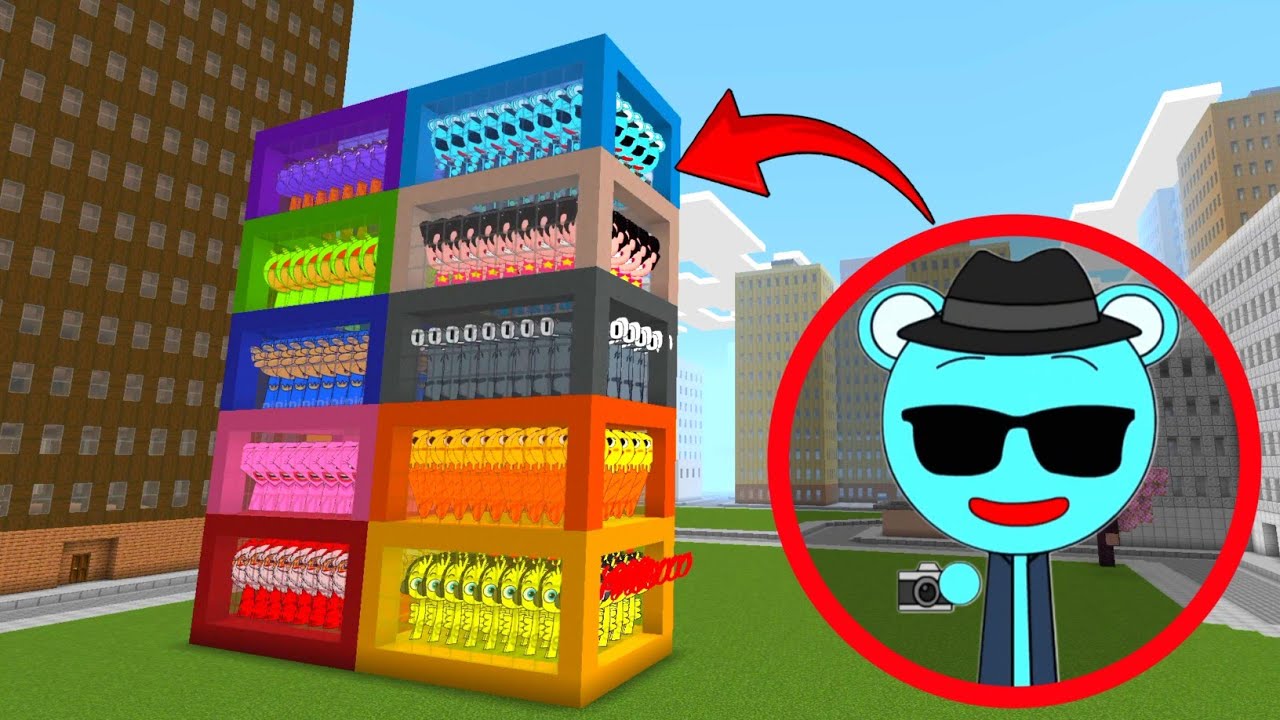 NEW Incredibox Sprunki Oc Spy Added In Colored  Boxes Minecraft PE