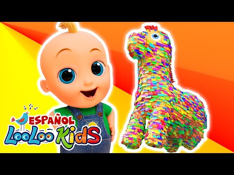 ¿Quién rompe la piñata? + Las ruedas del autobús - Canciones Infantiles - Música Para Niños