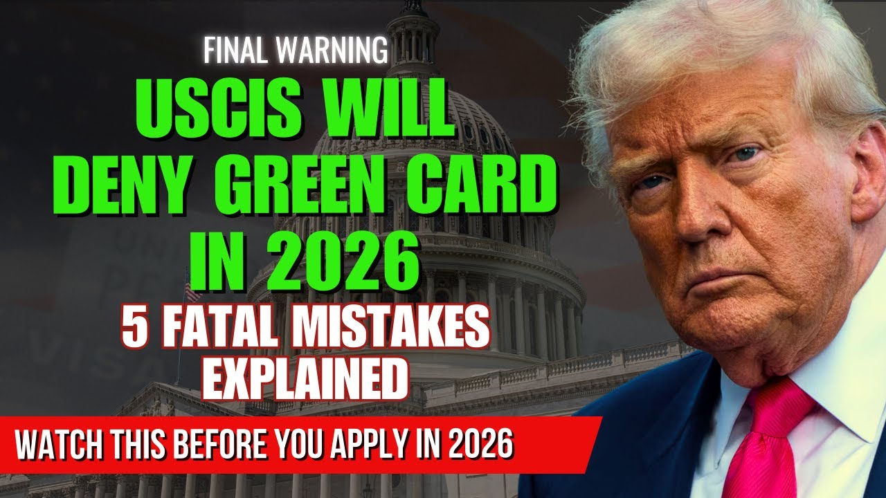 Avoid These 5 Green Card Mistakes Before USCIS Denies You in 2026