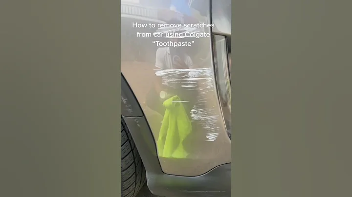 remove cars scratches from Colgate toothpaste #shorts #vlog #detailing #ytshorts #viralvideo