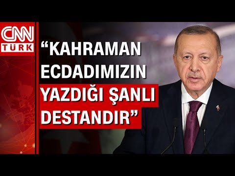 Cumhurbaşkanı Erdoğan'dan 'Çanakkale Zaferi' mesajı