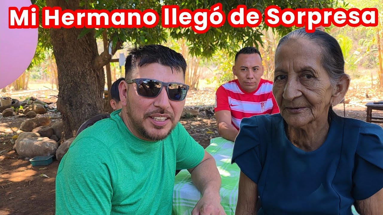 Mi hermano Llegó de USA al cumpleaños de mi mamá 