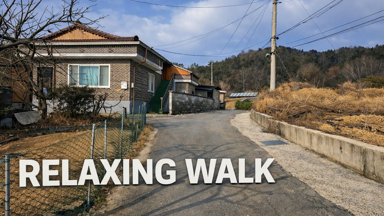 From Quiet Village to Boseong Town | Scenic Walk in Rural Korea