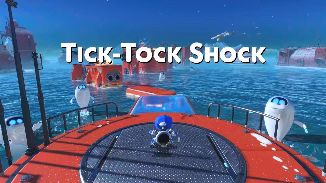 ASTRO BOT Tick Tock Shock Walkthrough