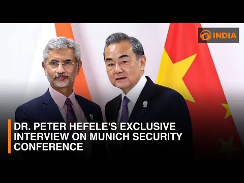 Dr. Peter Hefele's exclusive interview on Munich Security Conference | DD India News Hour