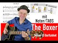 The Boxer Guitar lesson mit Noten und Tabs