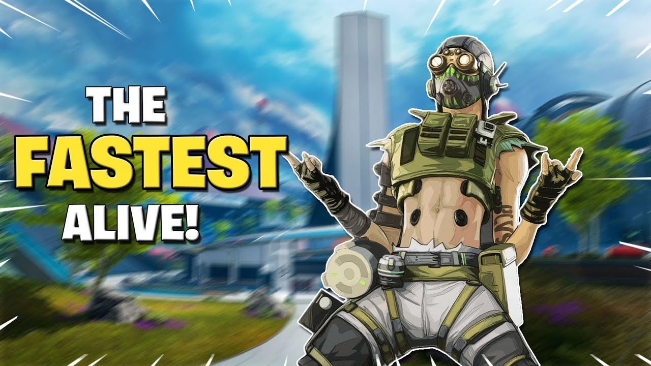 The Fastest Legend In Apex! 👑 - (Apex Legends Octane Gameplay)