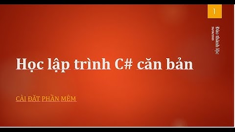 C#.Hướng dẫn download visual studio 2019| học lập trình C# cơ bản