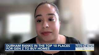 Durham ranks in the Top 10 places for Gen Z to buy homes