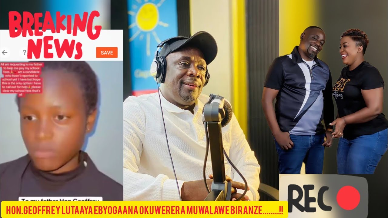 Hon.Geofrey Lutaaya ne daughter Shamirah Lutaaya gwatawa school fees, bwiino ayongedde okuvaayo