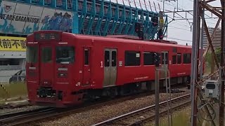 ♯342  JR鹿児島本線キハ220形回送鳥栖駅発車 JR-Kagoshima Line series-kiha220 Deadhead Train