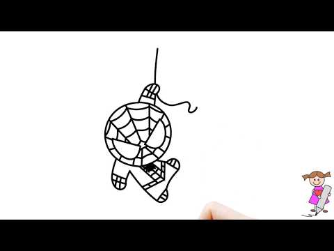 Video: Hoe Om Spiderman Te Teken
