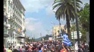 Protests and riot in Athens, Greece-June 28 2011