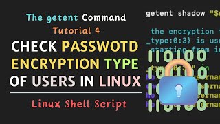 Bash Script: How to identify the cryptographic algorithm used for users' passwords