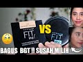 BATTLE MAYBELLINE FIT ME LOOSE POWDER VS FIT ME MATTE N PORELESS| PUSING BAGUS SMUA😭| Maria Soelisty