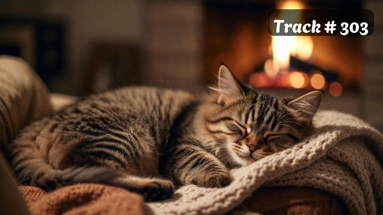 [Sleepy Cats Piano #303] Quiet Piano Keys for Cozy Cat Naps - YouTube