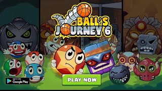 Ball's Journey 6 - Red Bounce Ball Heroes(Beta) - Fight All Bosses (Fast Speed Gameplay) screenshot 2