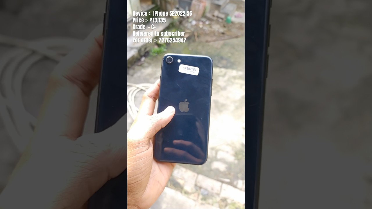 iPhone Se 2022 - Cashify Super Sale Unboxing 