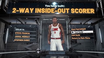 2-WAY INSIDE-OUT SCORER BUILD IS EXTREMELY RARE & DOMINANT NBA 2K20! HOW TO MAKE THE MOST RARE BUILD
