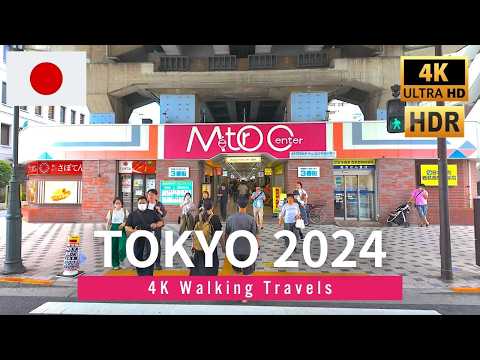 4K HDR Tokyo Fantastic Nishi Kasai North Exit Walking Tour June 2024 東京の西葛西を散歩