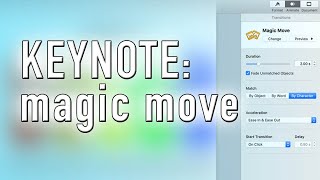 Keynote: Magic Move