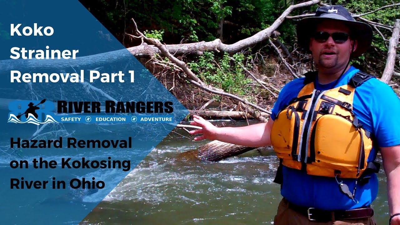 Kokosing River Strainer Removal Part 1 YouTube