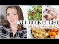 Fall Family Activity Ideas 2019 | MY FALL BUCKET LIST + GOALS FOR THE SEASON | Natalie Bennett