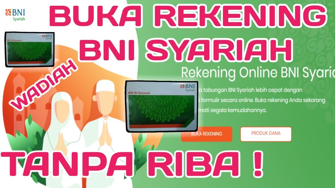 Cara Mudah Buka Rekening Bni Syariah Online Youtube