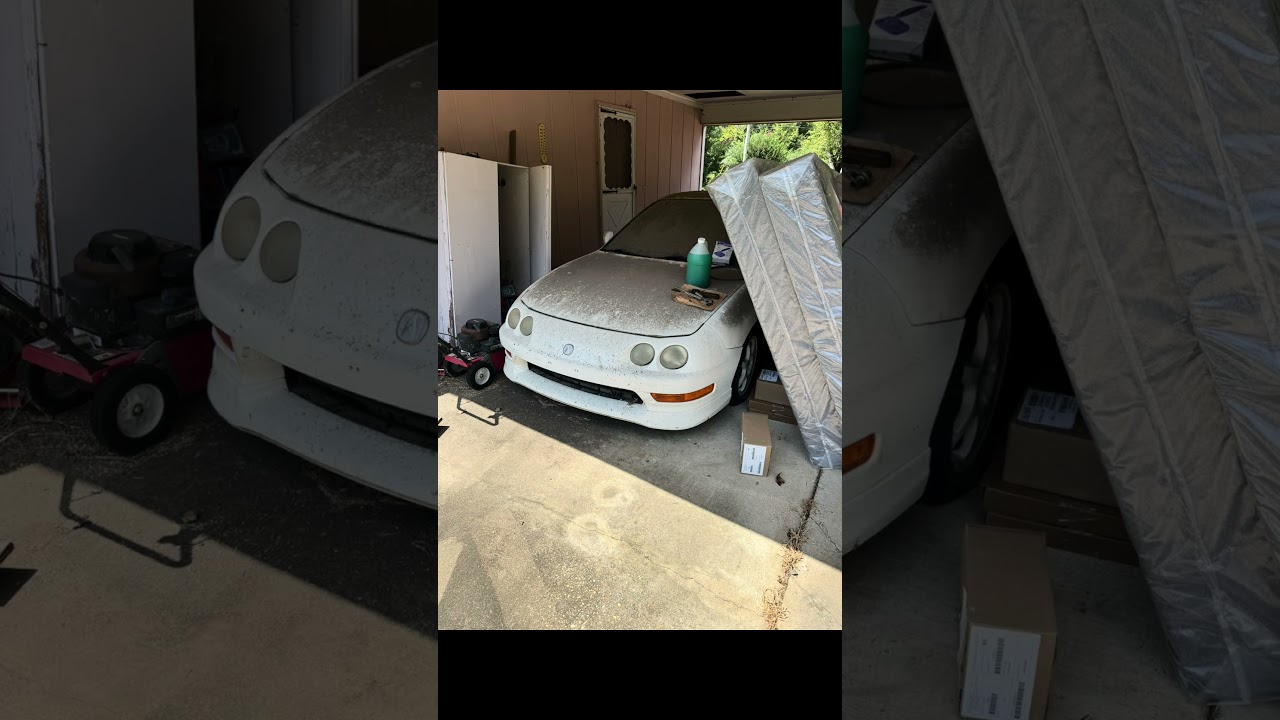 First look at my integra type r that had been abandoned since 2012. 