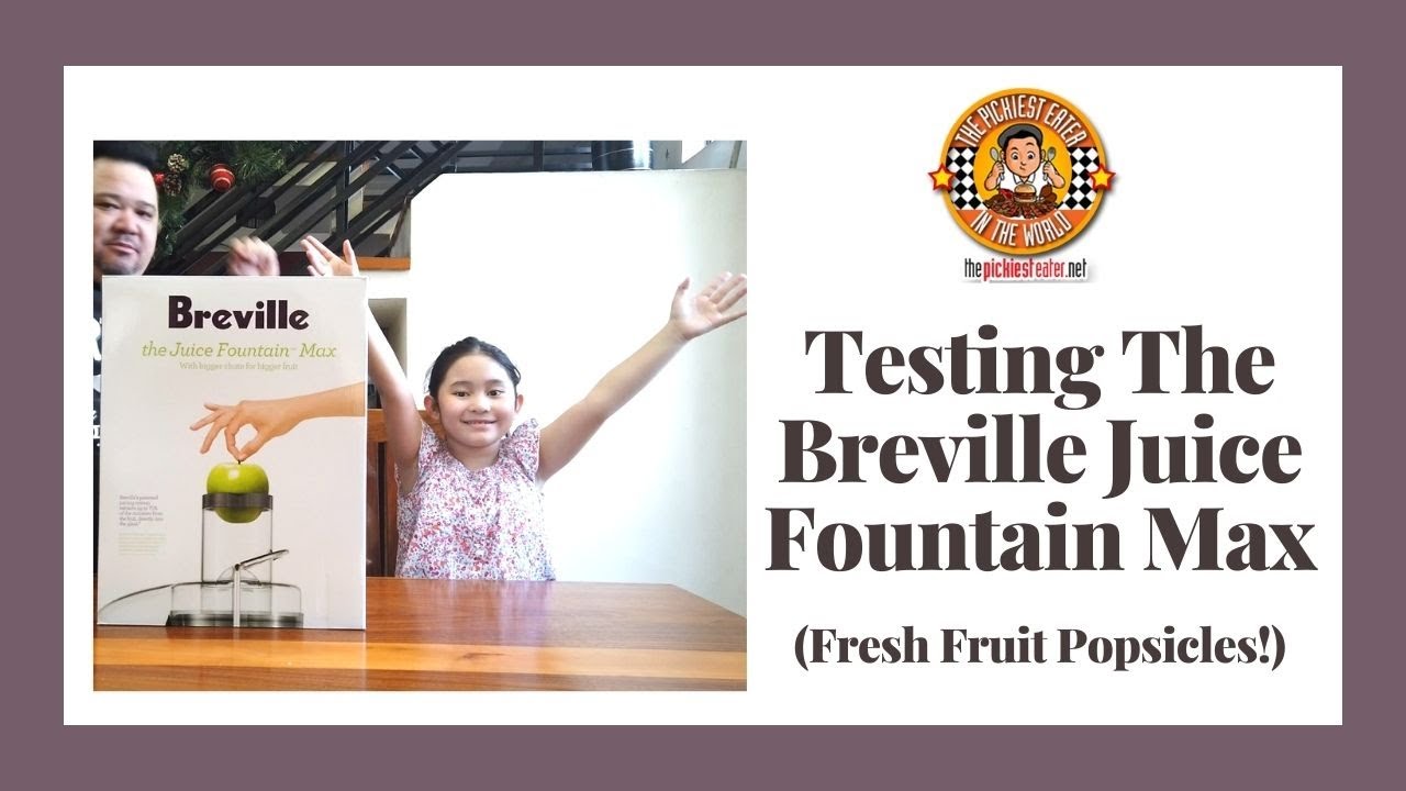 TESTING THE BREVILLE JUICE FOUNTAIN MAX : FRESH FRUIT JUICE POPSICLES