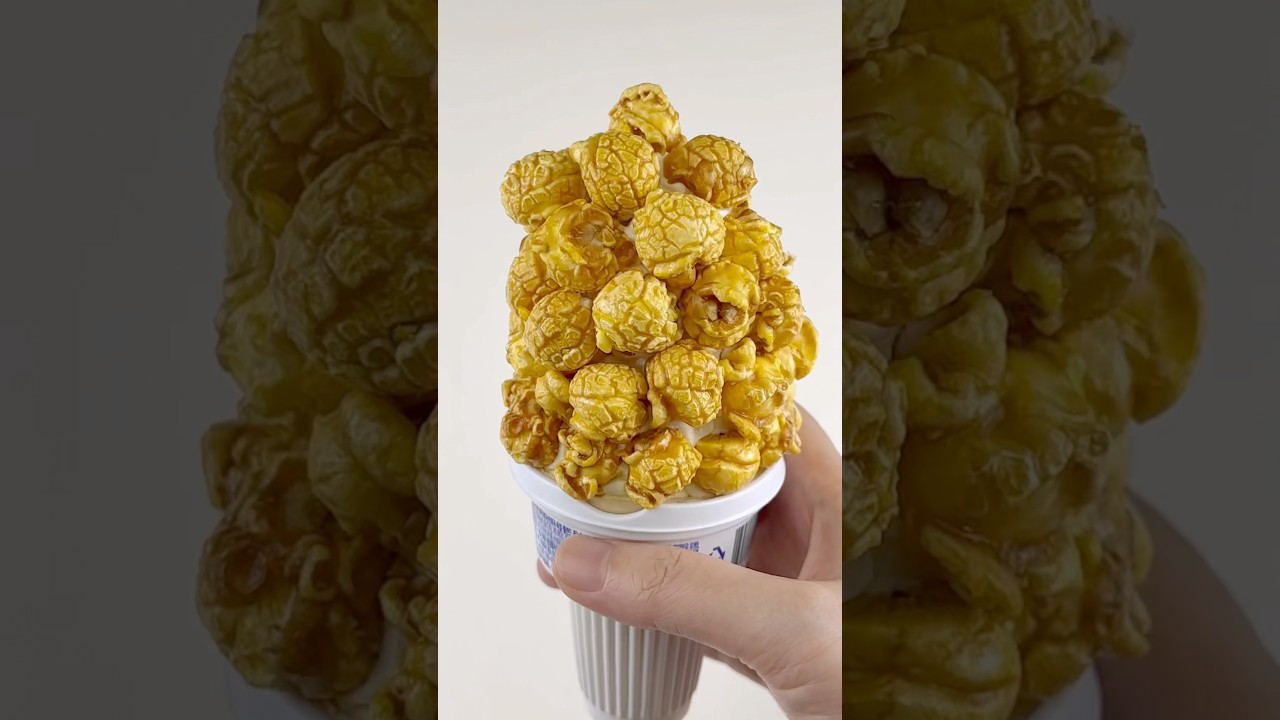 카라멜 팝콘 빵빠레 Caramel Popcorn Ice Cream