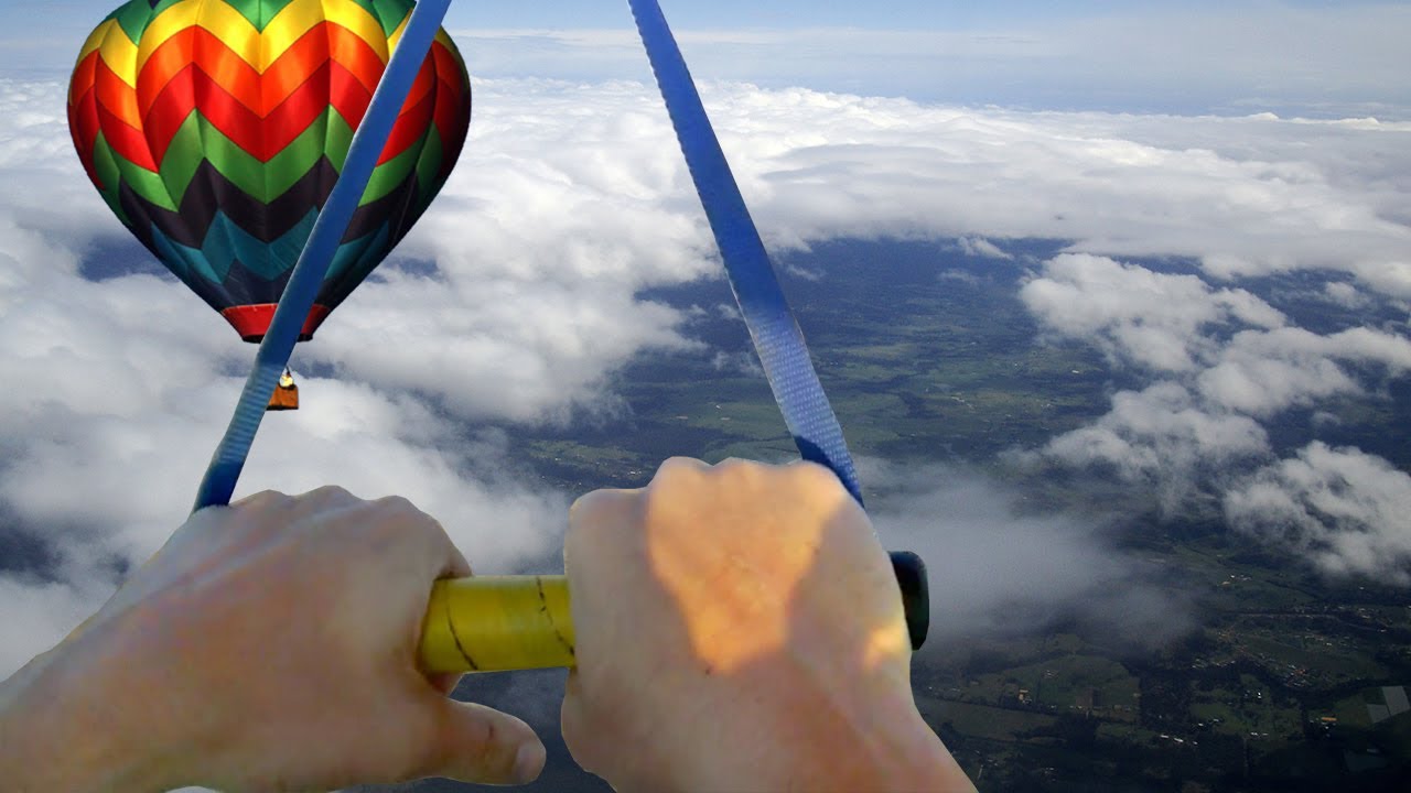 Hot Air Balloon Rope Swing at 6000 ft ThroughGlass YouTube
