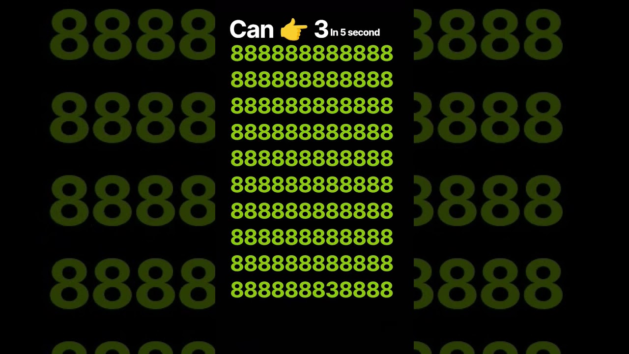 🧐Can You Find 👉3?🔢🤯#shorts #puzzle #find3 #brainteaser